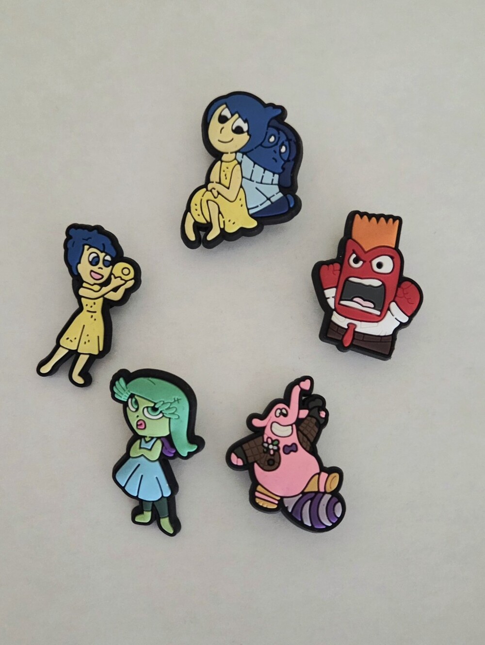 Inside Out Character Shoes Charms